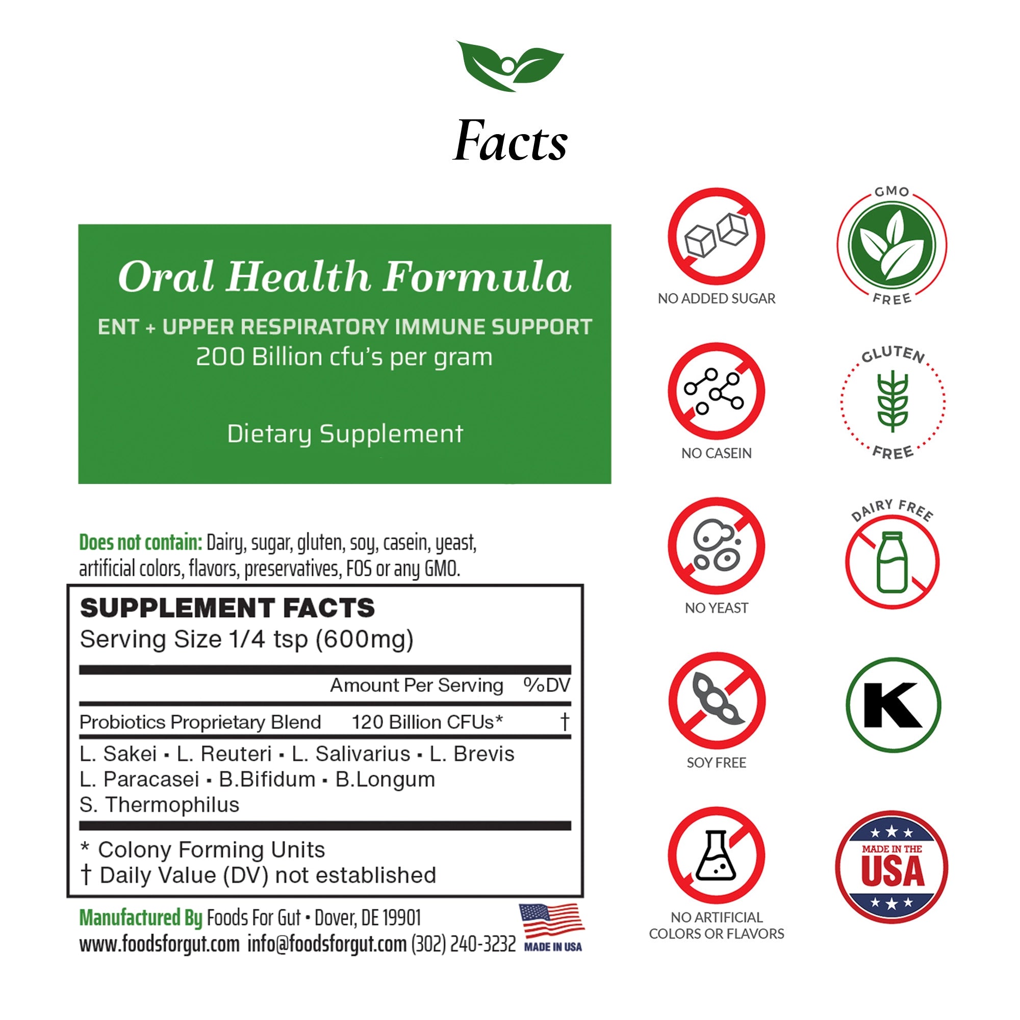 Oral Health Formula