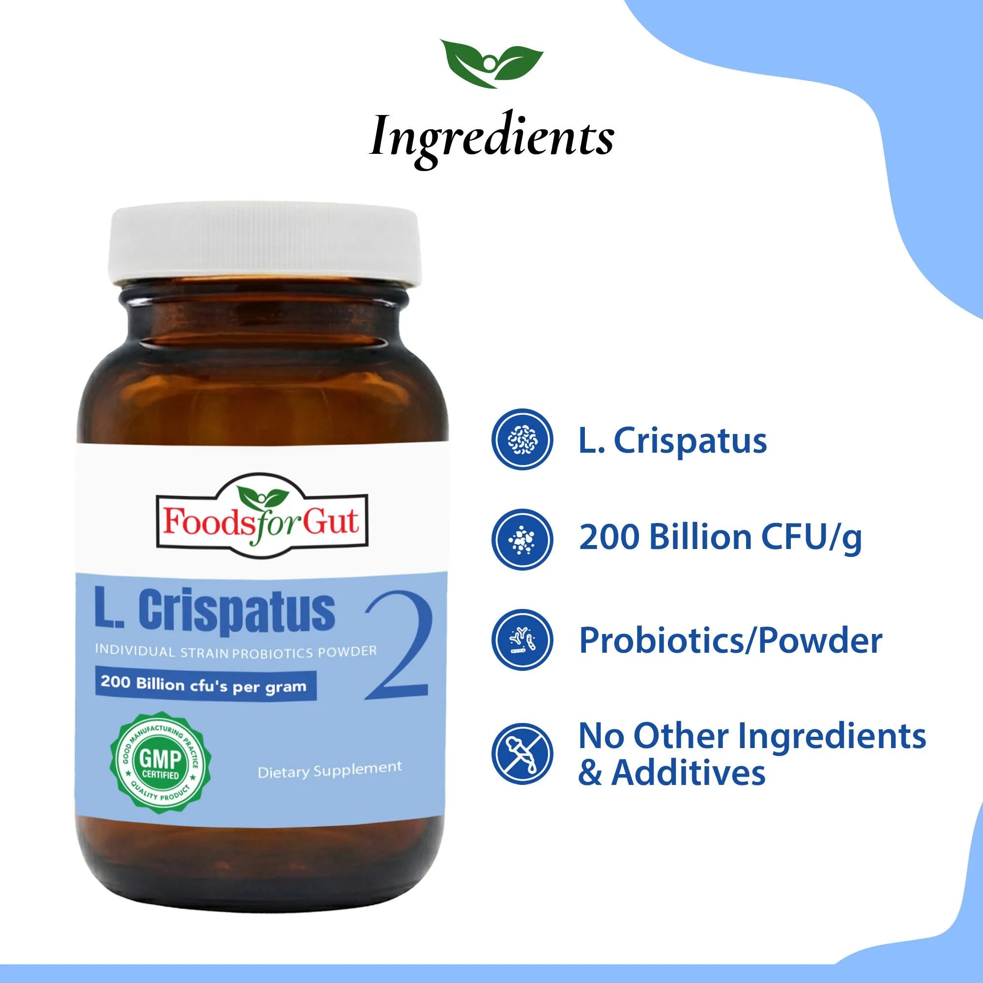 Lactobacillus Crispatus 2 Probiotic Powder