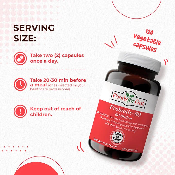 Probiotic - 60 Billion Cfu's