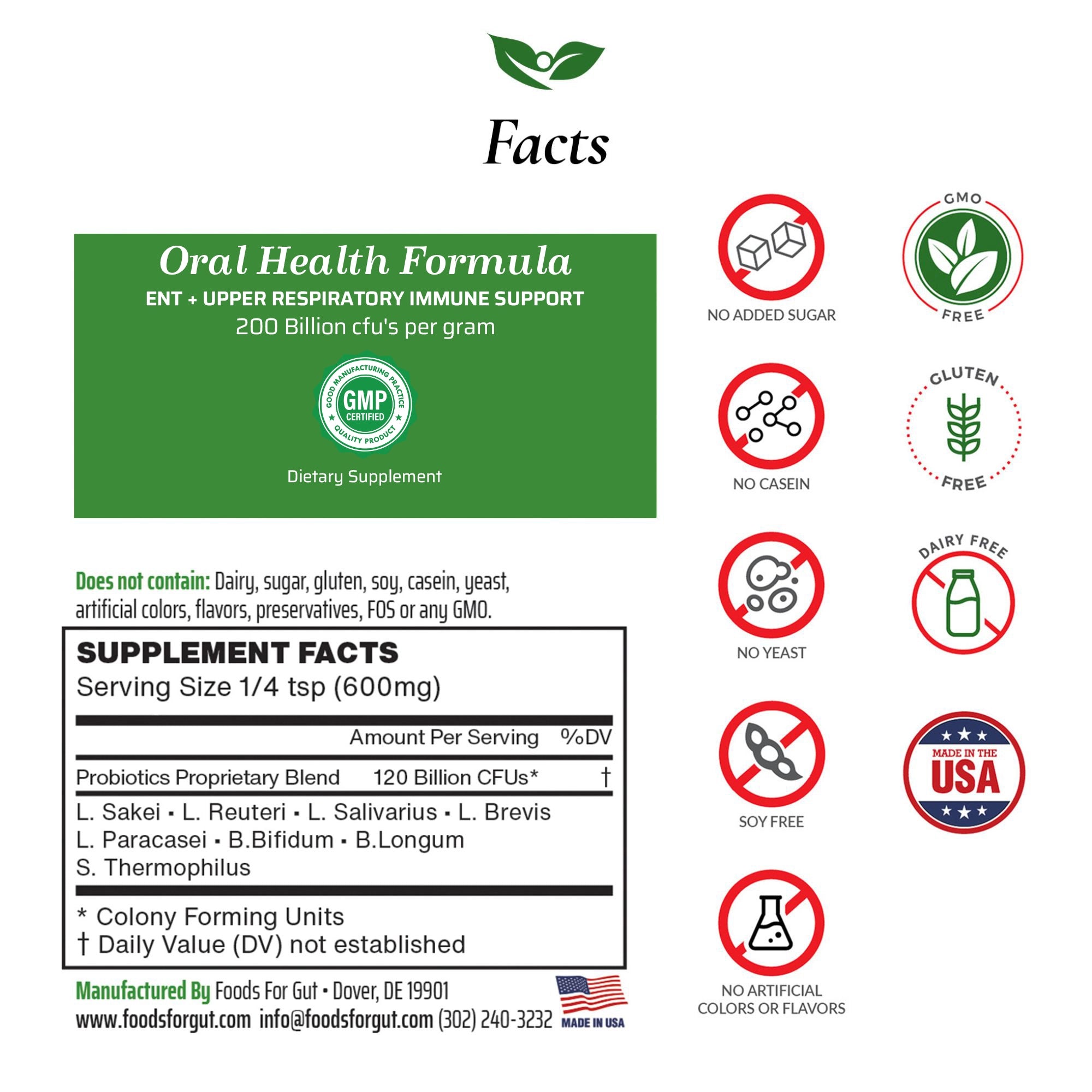 Oral Health Formula