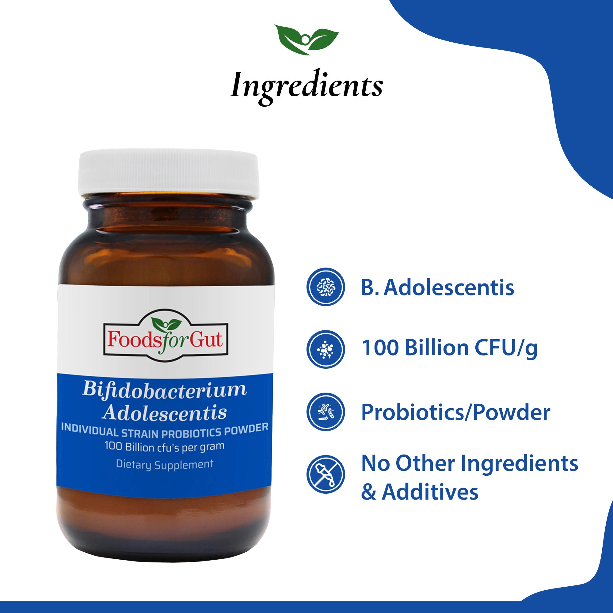 Bifidobacterium Adolescentis Probiotic Powder